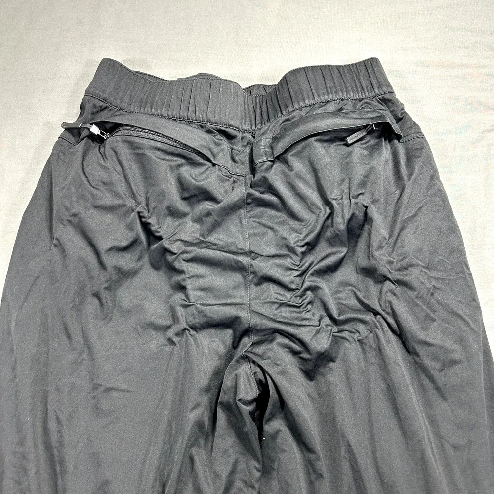 Adidas Golf Pants Mens Small Black Woven Simpson University Red Hawks‎